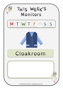 This Week's Monitor - Cloakroom